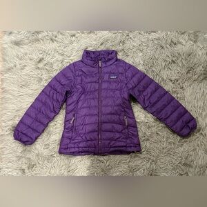 Patagonia Kids' Purple Puffer Jacket